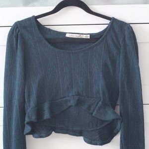 Cropped Sweater and Pencil Skirt Set